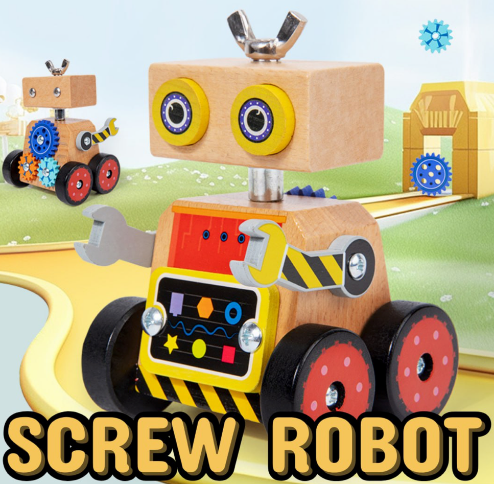 Wooden Screw Robot