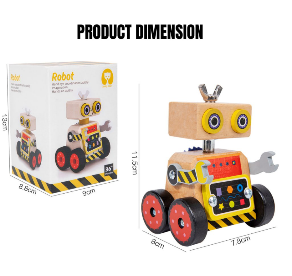 Wooden Screw Robot