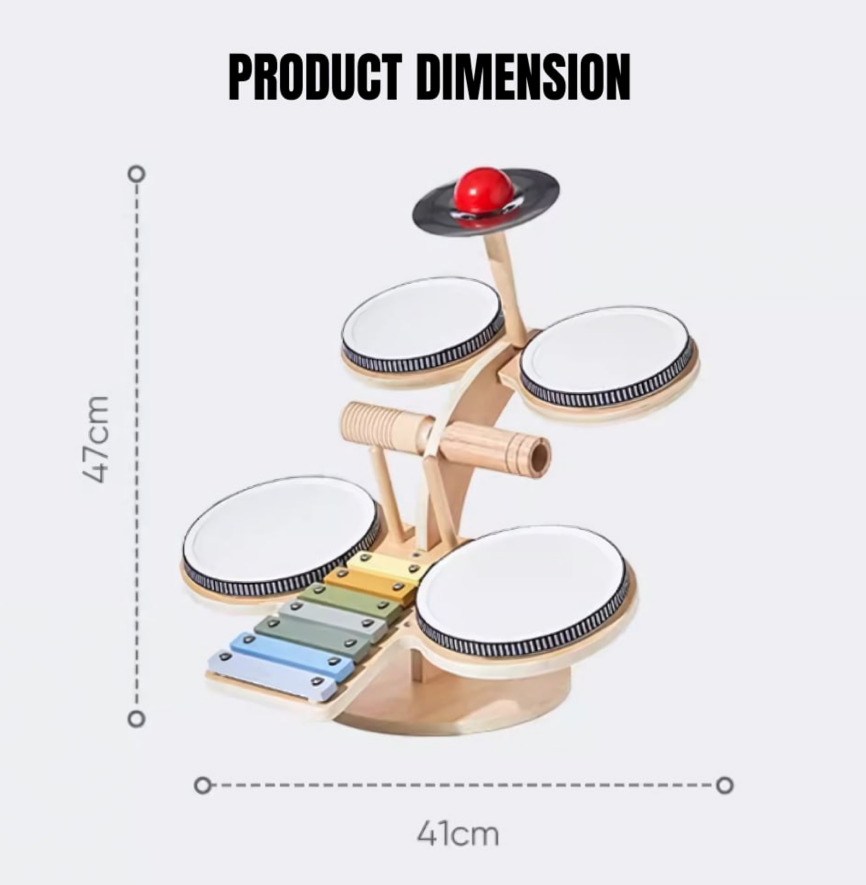 Wooden Drum Music Station