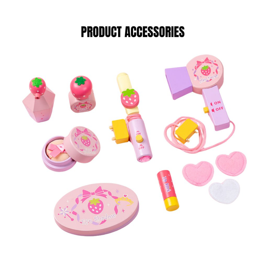 Wooden Strawberry Princess Dresser