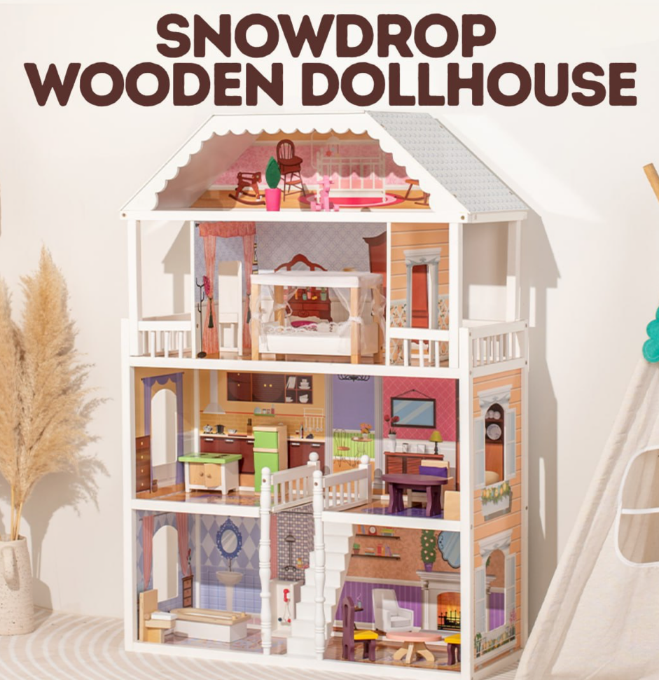 Snowdrop Wooden Dollhouse