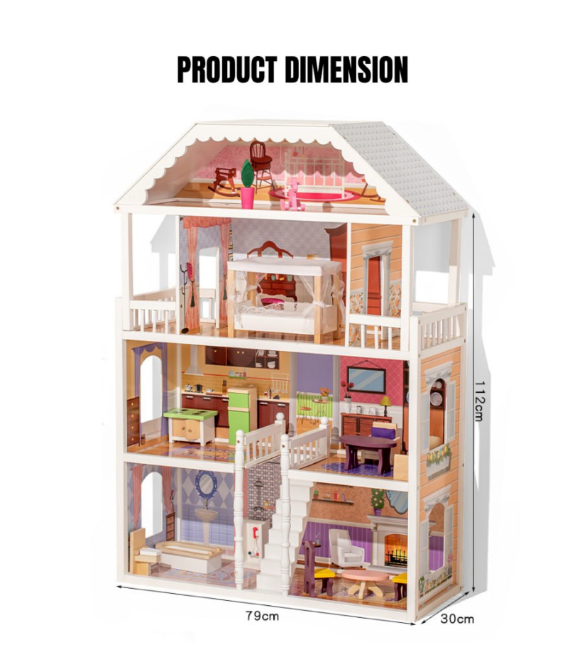 Snowdrop Wooden Dollhouse