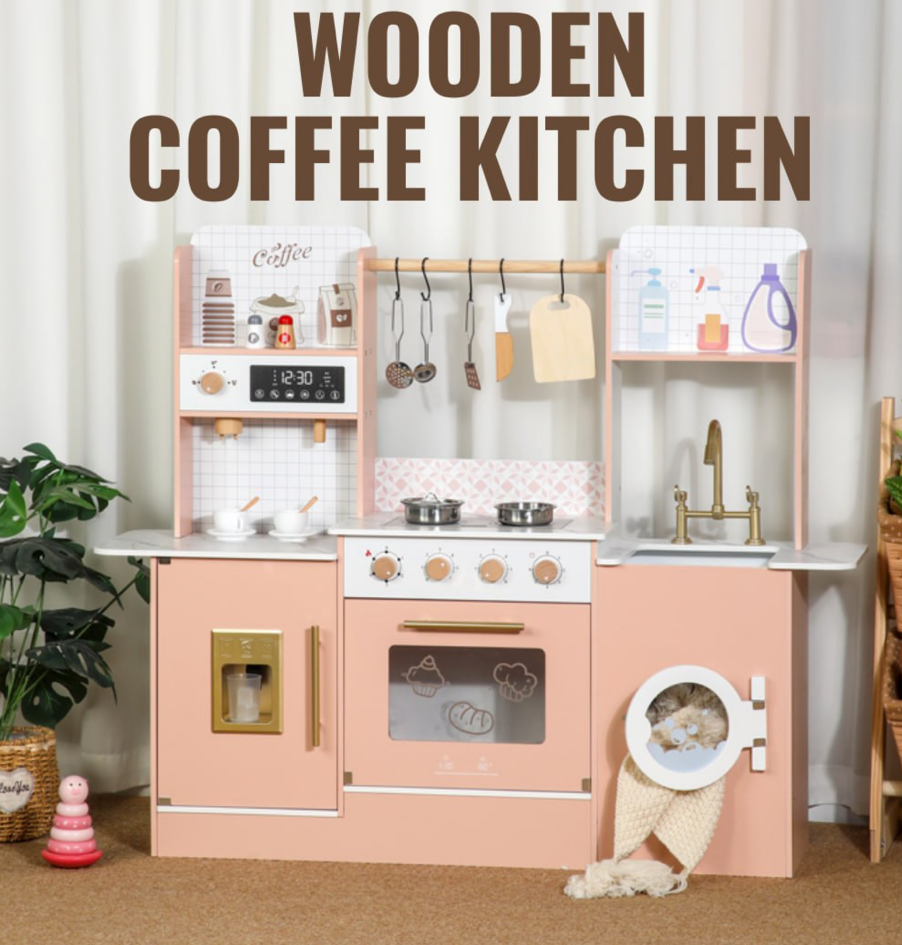 One Elephant Wooden Coffee Kitchen