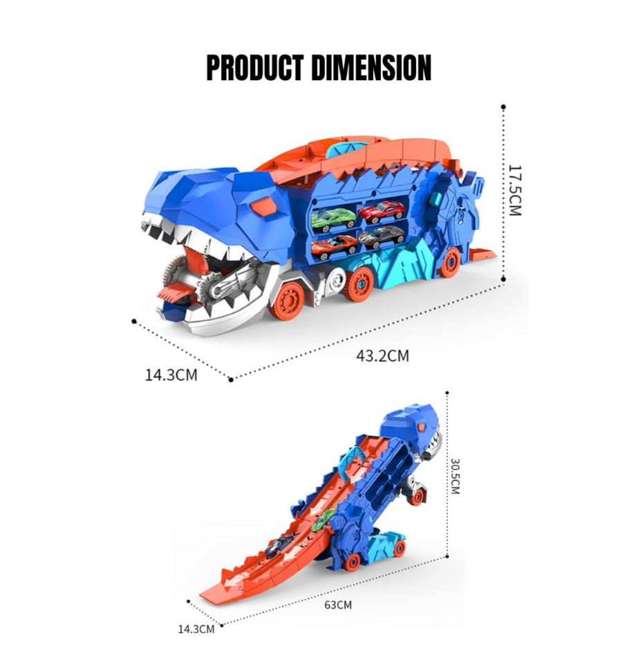 Dinosaur Deformation Cars