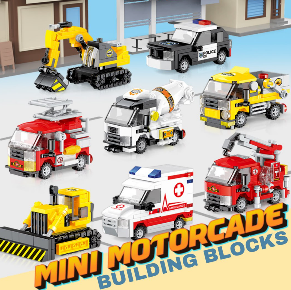 Mini Motorcarde Building Blocks