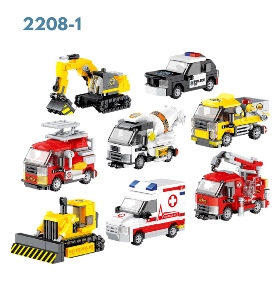 Mini Motorcarde Building Blocks
