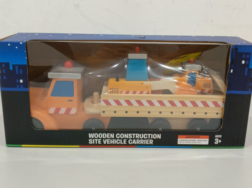 Wooden Construction Site Vehicle Carrier
