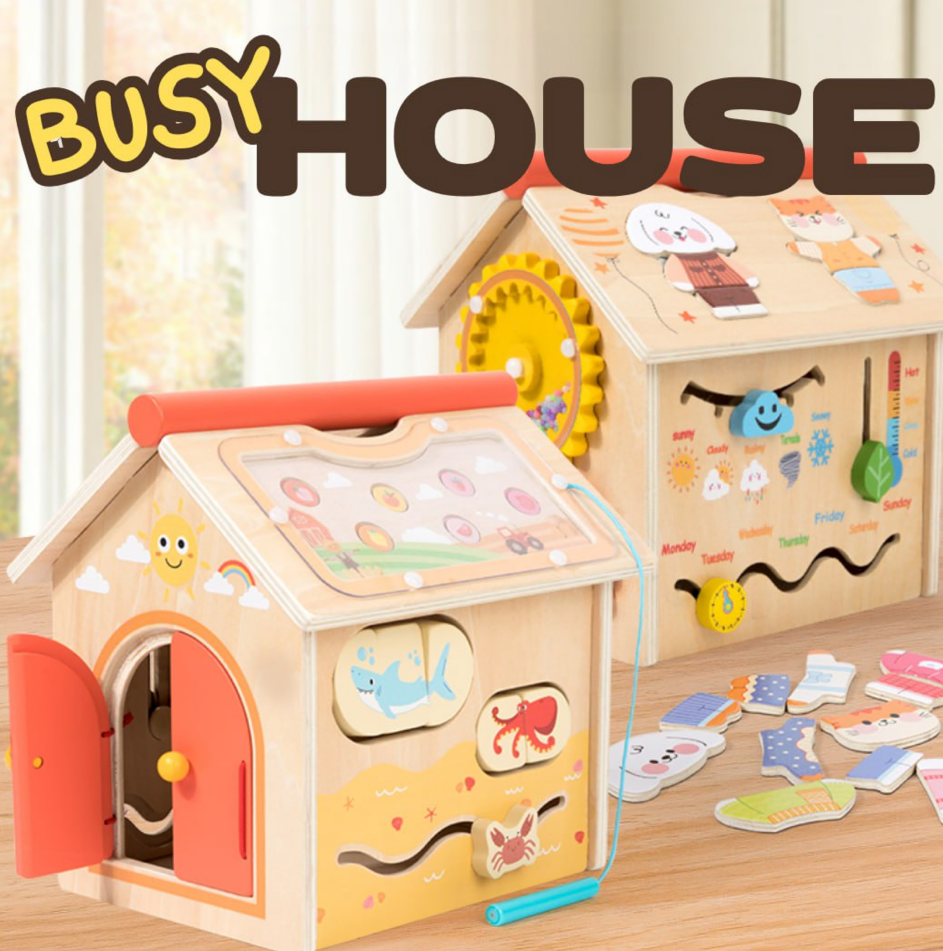 Wooden Busy House