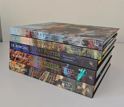 Harry Potter Illustrated 5-Book Set