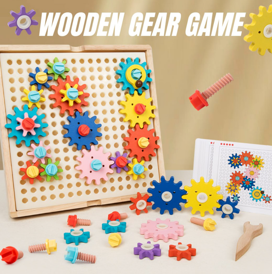 Wooden Gear Game
