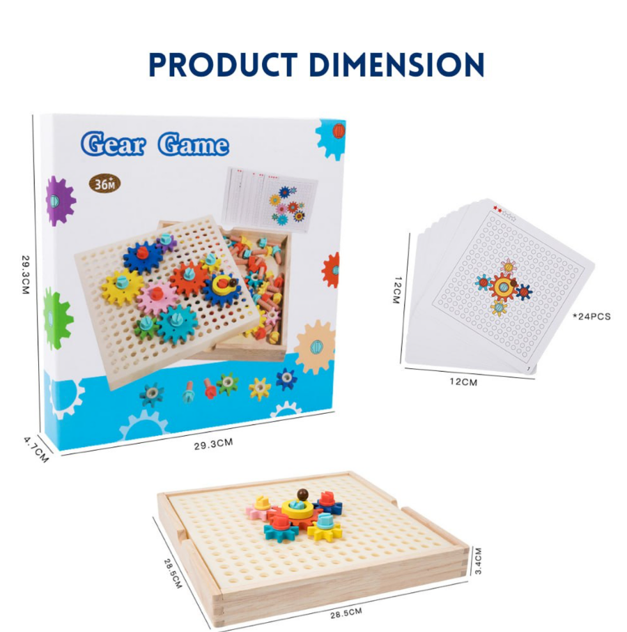 Wooden Gear Game