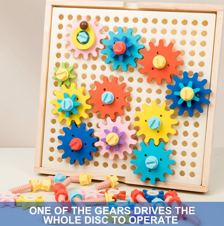 Wooden Gear Game