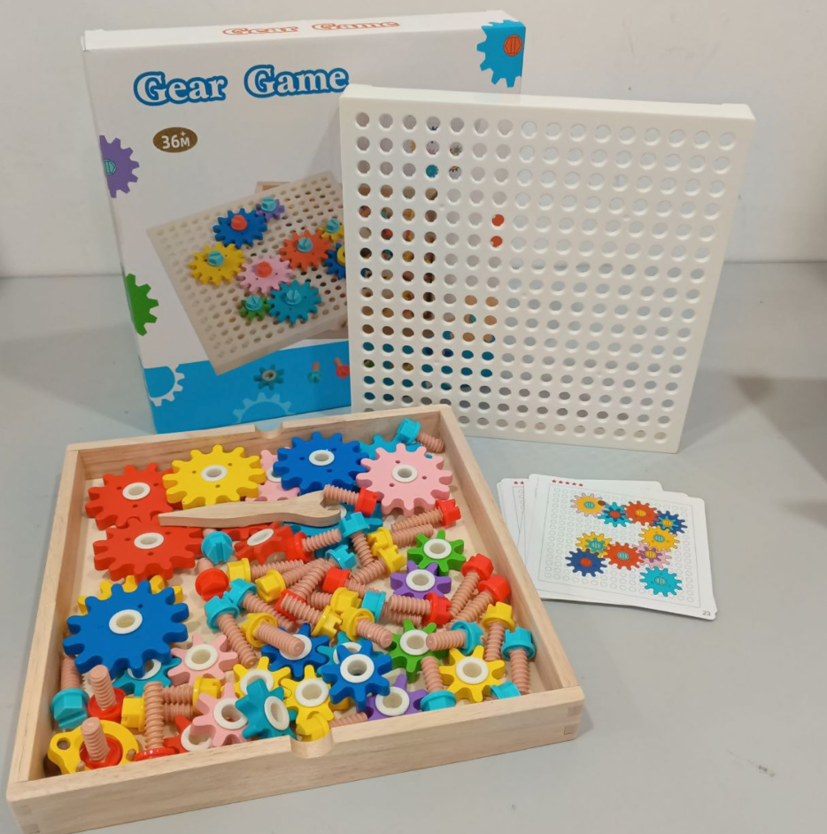 Wooden Gear Game