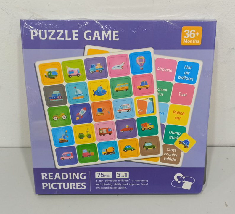 Reading Pictures Puzzle Game