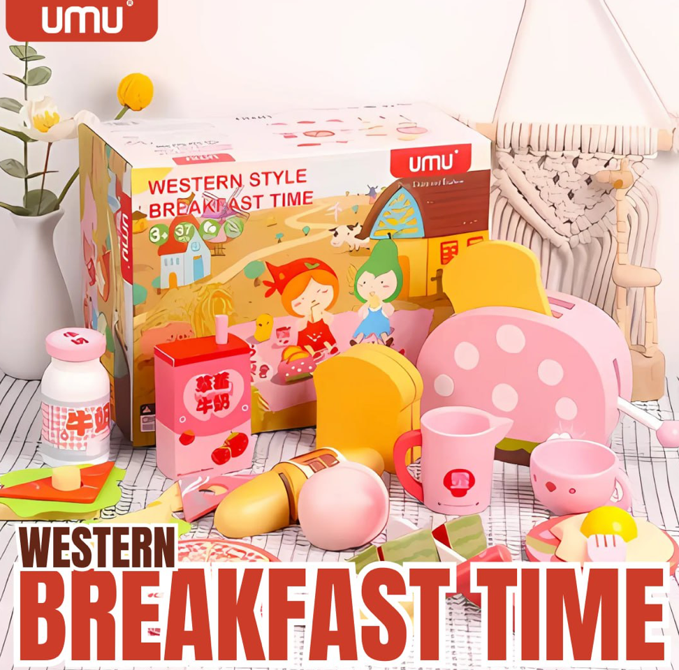 Wooden Western Breakfast Time