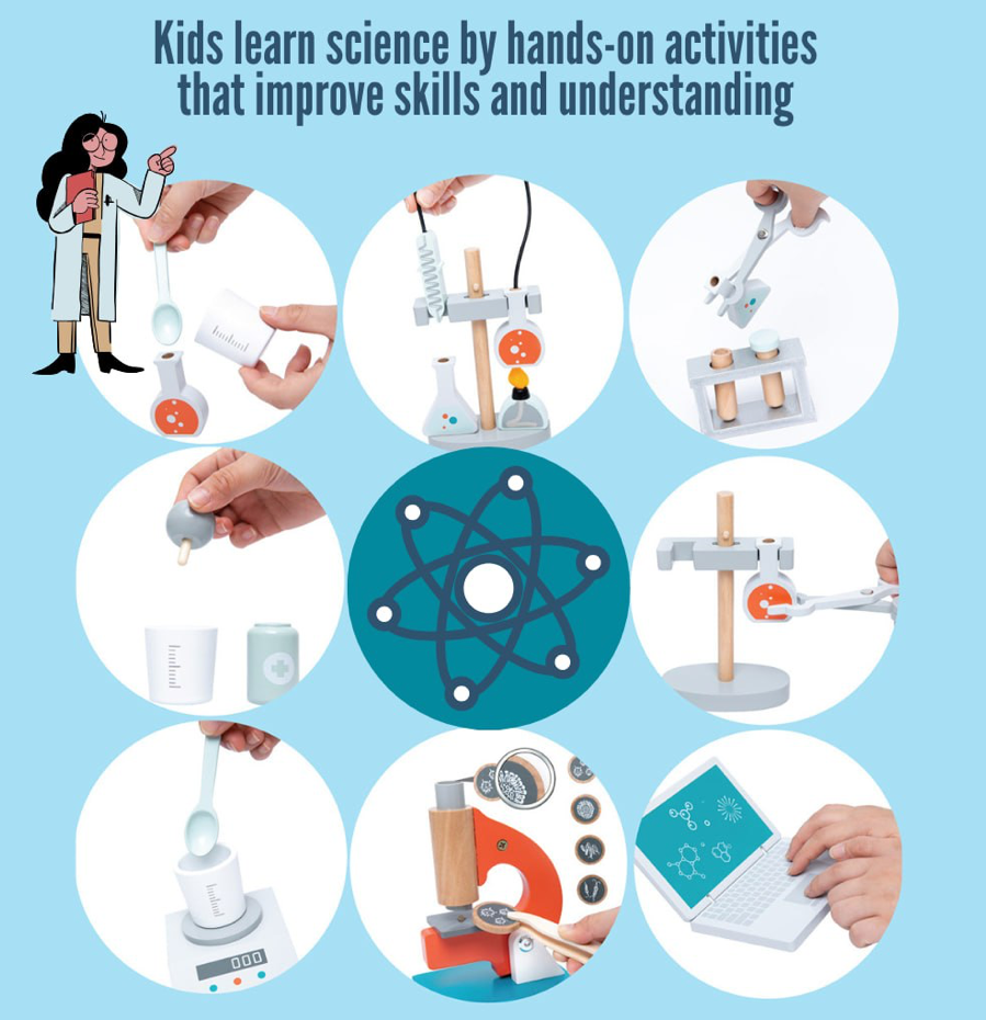Wooden Science Lab Kit