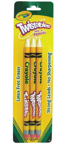 Graphite pencils 3 pcs