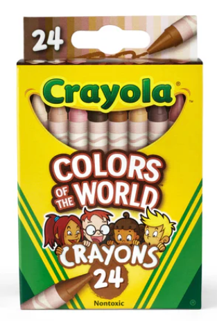 Colors of the world crayons 24 colors