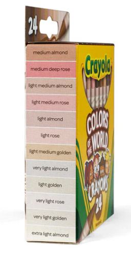 Colors of the world crayons 24 colors