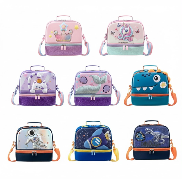 Insulated Lunch Bags Double Layer