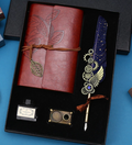Vintage Writing Set Notebook Dip Pen & Travel Journal