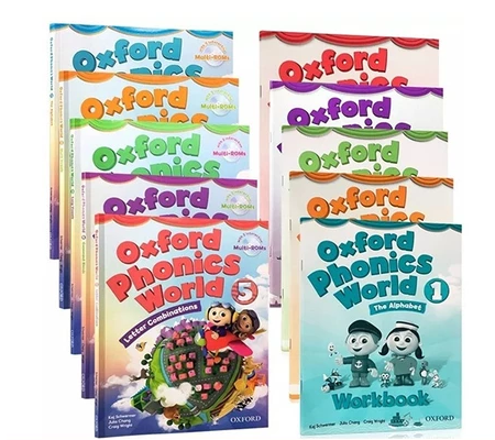 Oxford Phonics Word Level 1-5 (5 Textbooks + 5 Workbooks)