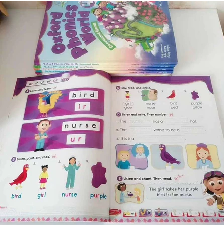 Oxford Phonics Word Level 1-5 (5 Textbooks + 5 Workbooks)