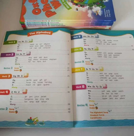 Oxford Phonics Word Level 1-5 (5 Textbooks + 5 Workbooks)