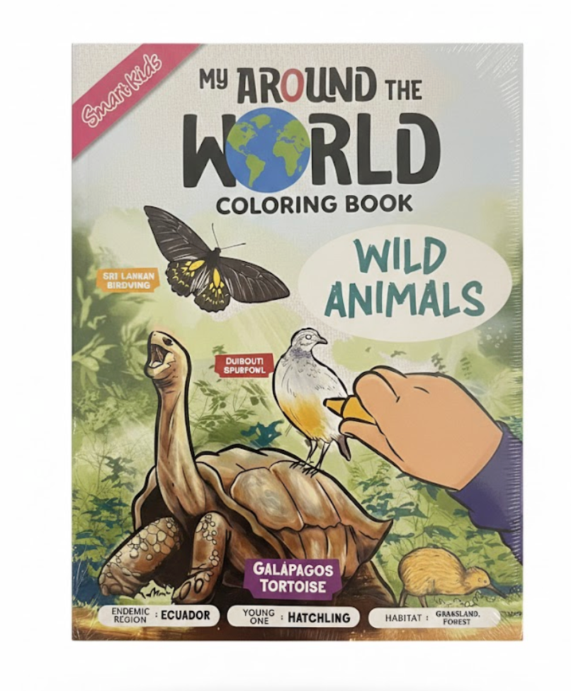 Around the World Coloring Book