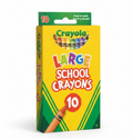Crayola Large crayons 10 colors