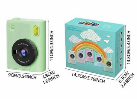 Kids Camera with thermal print feature
