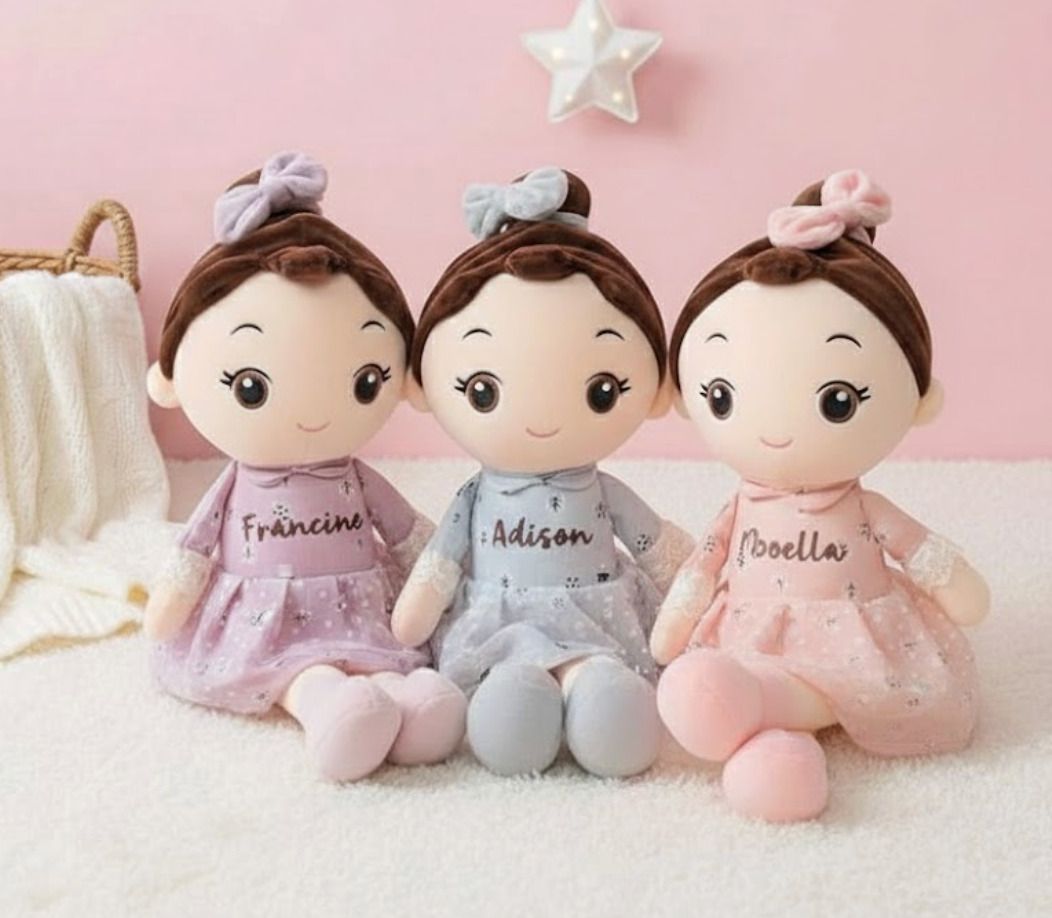 Personalized Middle Bow Dolls
