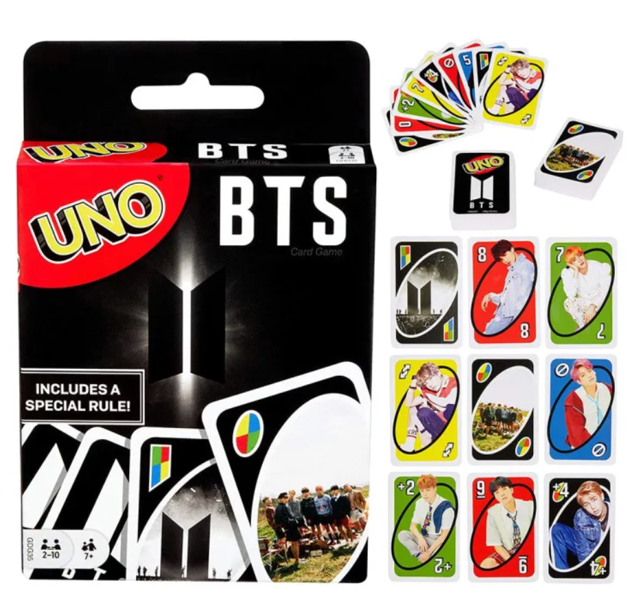 BTS Uno Game Card